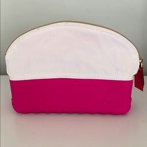 Hot pink bogg cosmetic bag